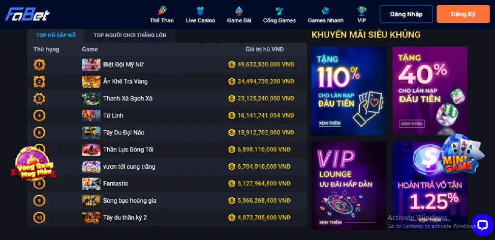 Các chương trình khuyến mãi đá gà hấp dẫn trên v99 app